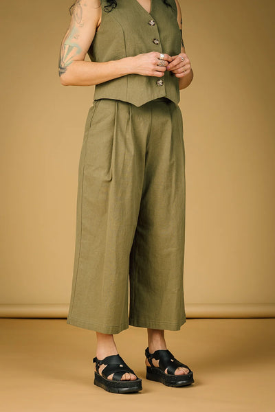 MERCEDES MORIN Pantalon Paloma - Khaki