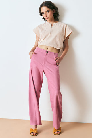 DAGG & STACEY Pantalon Colette - Rose Nostalgique