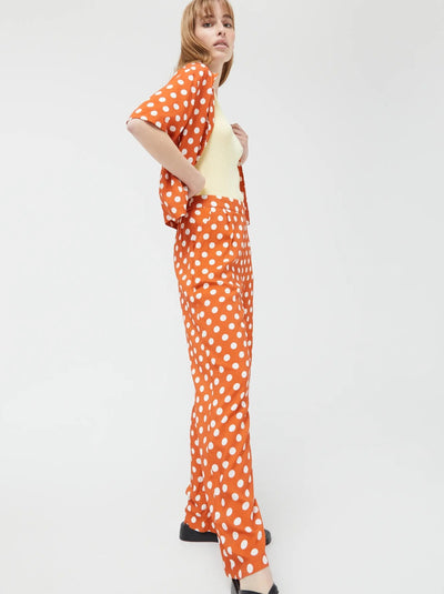COMPANIA FANTASTICA Pantalon - Pois Orange