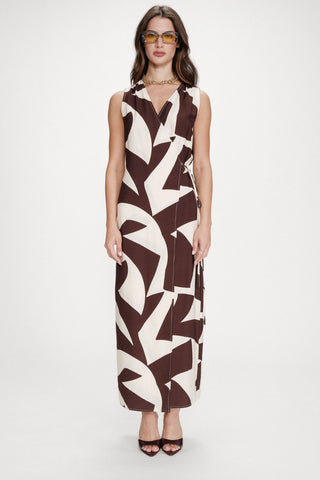 GRACE & MILA Robe Velline - Chocolat