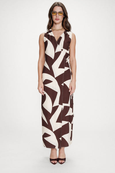 GRACE & MILA Robe Velline - Chocolat