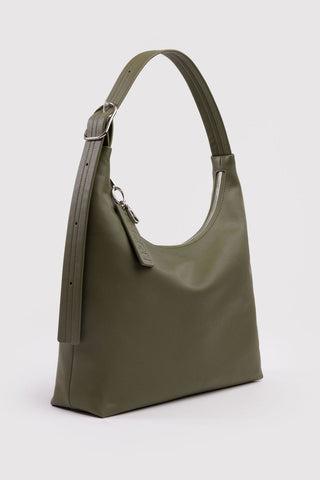 BAGGU Shoulder Bag Recycled Leather - Loden