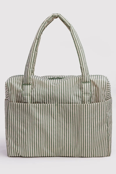 BAGGU Cloud Carry-On Bag - Sage Stripe