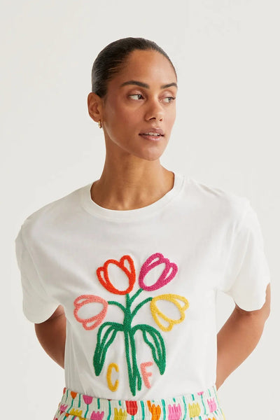 COMPANIA FANTASTICA Bouquet T-shirt - Tulip