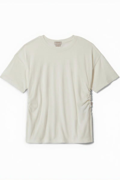 BRIXTON T-Shirt Carefree Cinch - Blanc Cassé