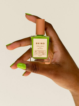 BKIND Vernis à Ongles - Mojito, vert lime. Parfaite idée de cadeau pour femme.