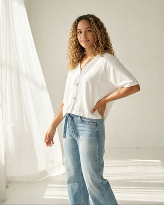ANANAS BANANAS Peony Blouse