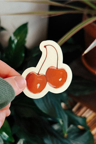 ARTBABY & CO. Cherry Pair Sticker