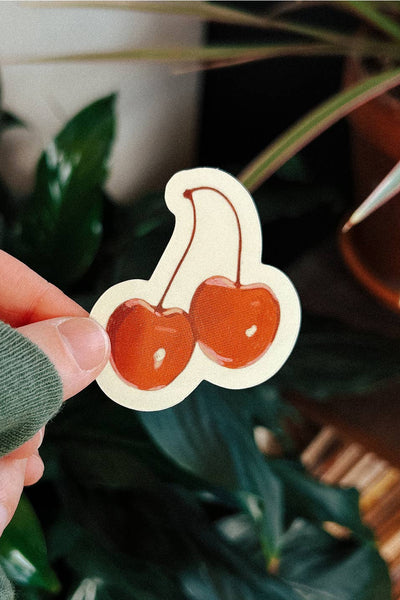 ARTBABY & CO. Cherry Pair Sticker