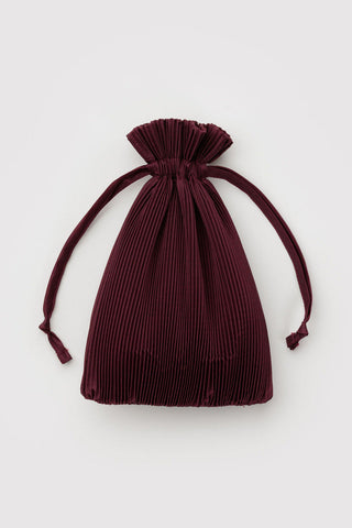 BAGGU Pleated Bag - Mahogany