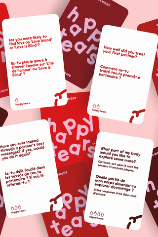 HAPPY TEARS Conversation Game - Date Night