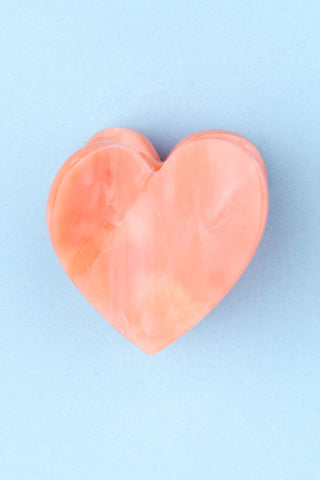 COUCOU SUZETTE Mini Pince à Cheveux - Coeur, parfaite idée de cadeau pour femme.