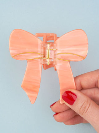 COUCOU SUZETTE Pince à Cheveux Noeud - Rose, parfaite idée de cadeau pour femme.