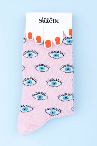 HELLO SUZETTE Socks - Eye