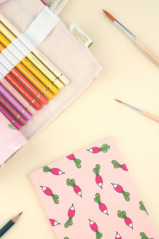 HELLO SUZETTE Radish Notebook