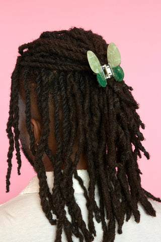 COUCOU SUZETTE Green Butterfly Hair Clip