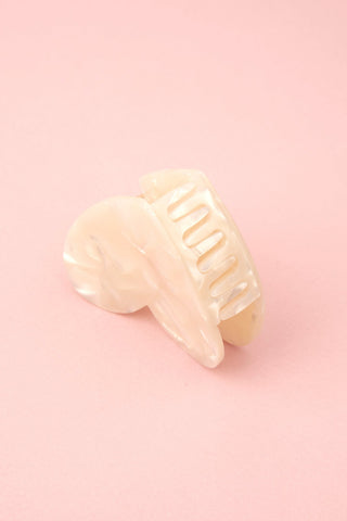 COUCOU SUZETTE Hair Clip - White Heart