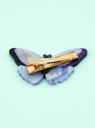 COUCOU SUZETTE Barrette Papillon Mauve