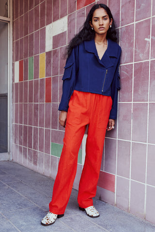 EVE GRAVEL Bloom Trousers - Vermilion