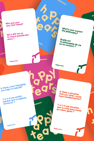 HAPPY TEARS Conversation Game - Great Friendship