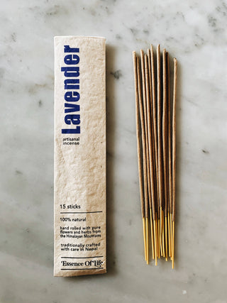 ESSENCE OF LIFE ORGANICS Artisan Incense - Lavender