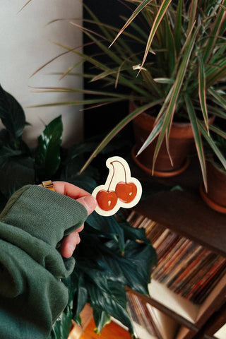 ARTBABY & CO. Cherry Pair Sticker