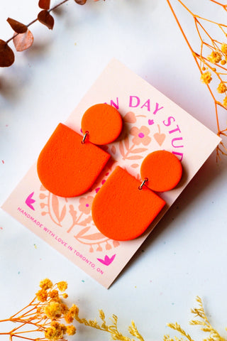 SLOW DAY STUDIOS Dome Earrings