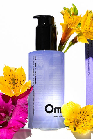 OM ORGANICS Massage Oil - Palmarosa + Ylang Ylang Awaken