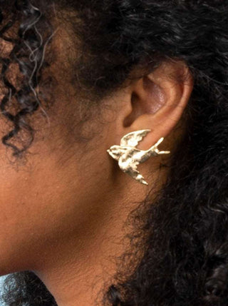 COUCOU SUZETTE Boucles d'Oreilles Hirondelle