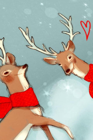 VALERIE BOIVIN Christmas Greeting Card - Rennes