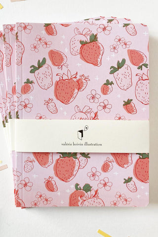 VALERIE BOIVIN Notebook - Strawberry