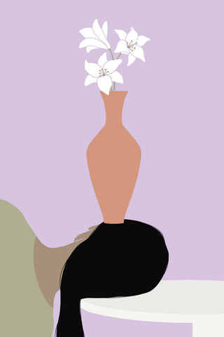 CLARA TISSOT Poster Vase on the Head