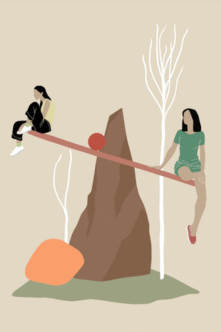 CLARA TISSOT Swing Poster