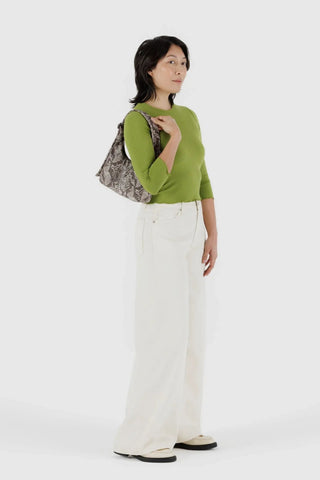 BAGGU Nylon Mini Shoulder Bag - Snakeskin 