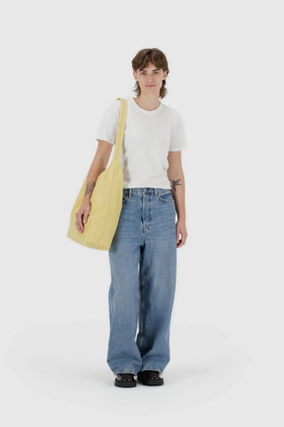 BAGGU Large Nylon Sling Bag - Butter