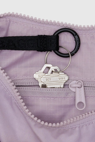 BAGGU Small Crescent Nylon Bag - Dusty Pink