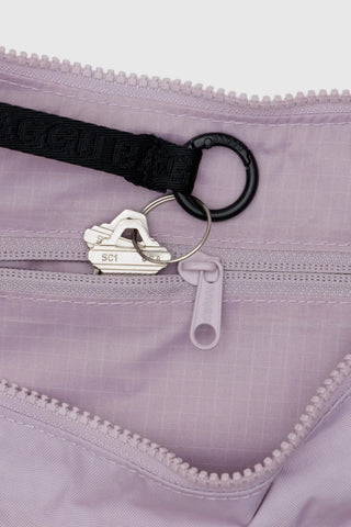 BAGGU Medium Crescent Nylon Bag - Dusty Pink