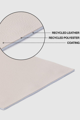 BAGGU Medium Crescent Recycled Leather Bag - Brown