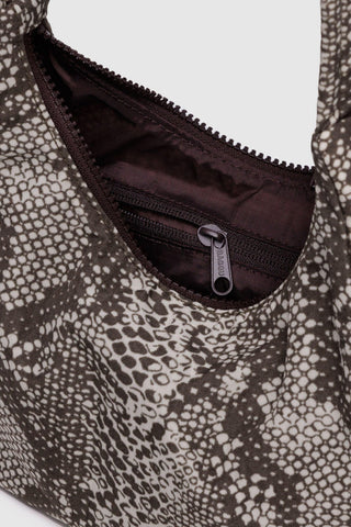 BAGGU Nylon Mini Shoulder Bag - Snakeskin 