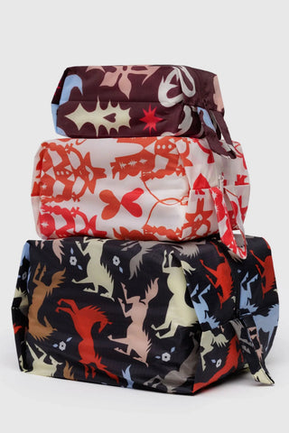 BAGGU 3D ZIP Pouch - Western Cut-Outs 