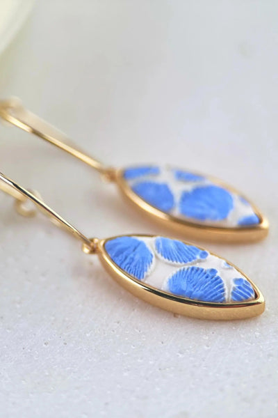 BOUCLE D'OR Cherry Blossom Ellipse Earrings