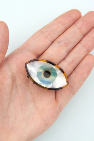 COUCOU SUZETTE Mini Hair Clip - Blue Eye