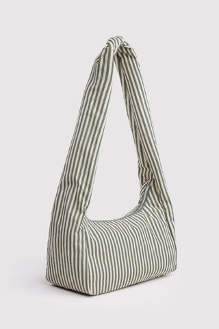 BAGGU Meringue Bag - Sage Stripe