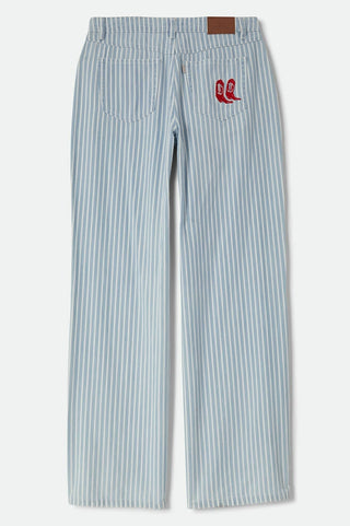 BRIXTON Pantalons Chloé - Two Boot Stripe