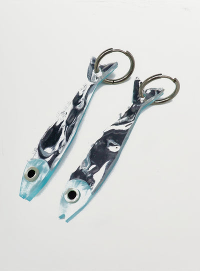 DCONSTRUCT Sardine Earrings - Silver