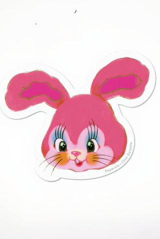 PAPEROLE Autocollant Lapin