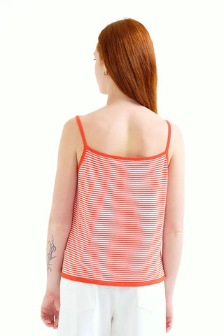 COMPANIA FANTASTICA Camisole Ligné - Orange