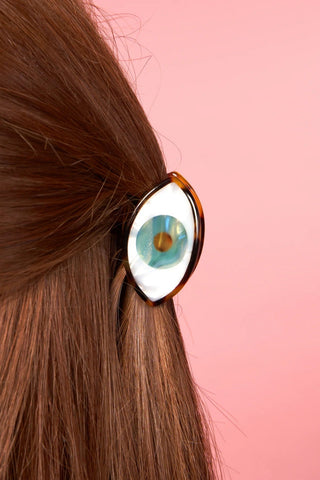 COUCOU SUZETTE Mini Hair Clip - Blue Eye
