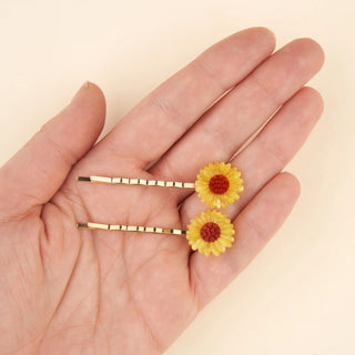 COUCOU SUZETTE Fine Sunflower Duo Hair Clips