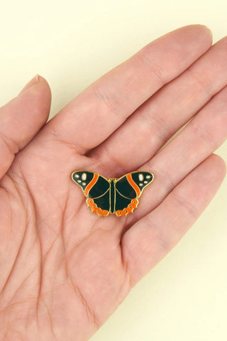 COUCOU SUZETTE Black Butterfly Pin